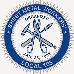 sheet metal union wages by state|smw local 105 sheet metal.